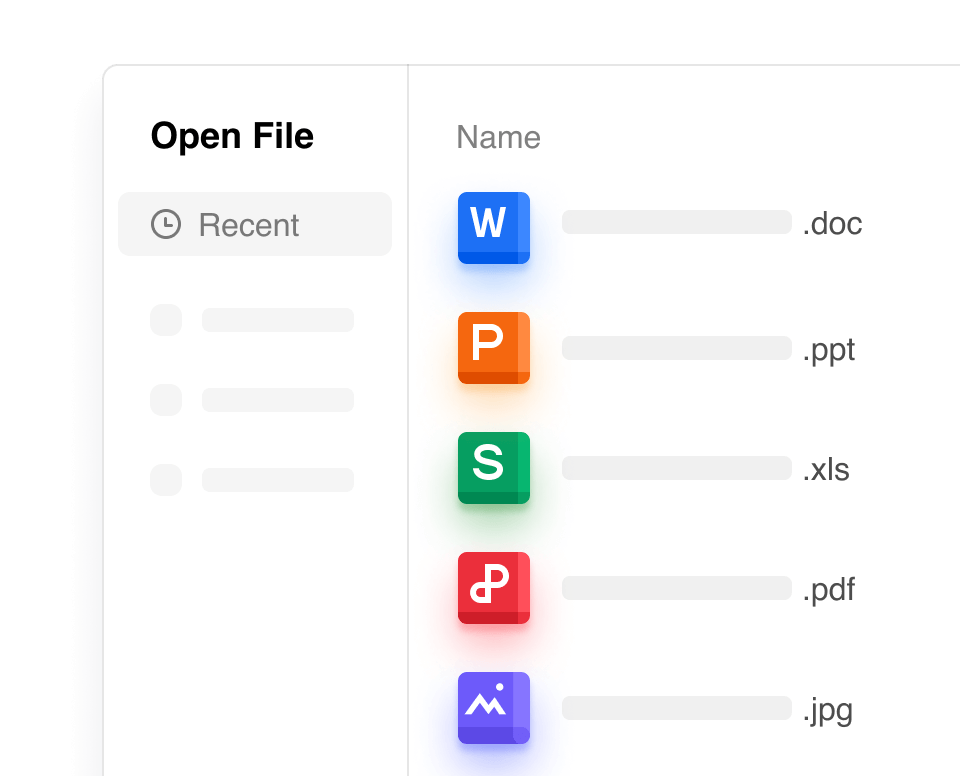 WPS SpreadsheetでExcelファイルを編集する画面