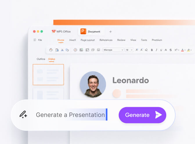 Ubah ide menjadi slide siap presentasi