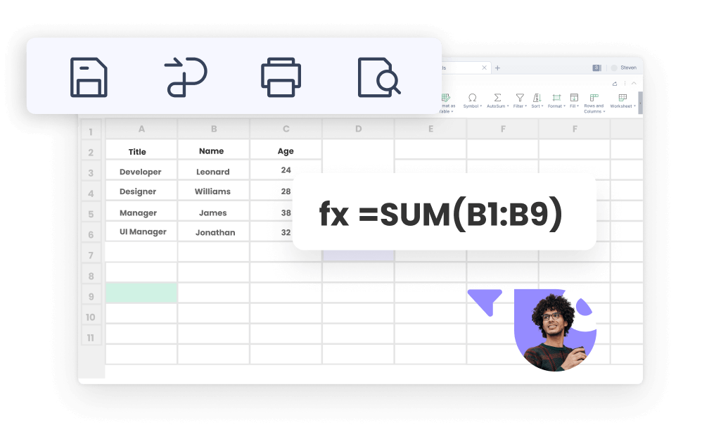 Free editor to create Microsoft Excel sheets