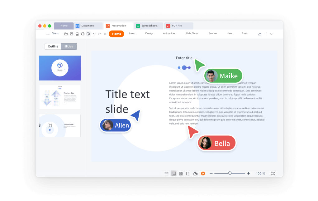 Делитесь и редактируйте PowerPoint вместе с другими