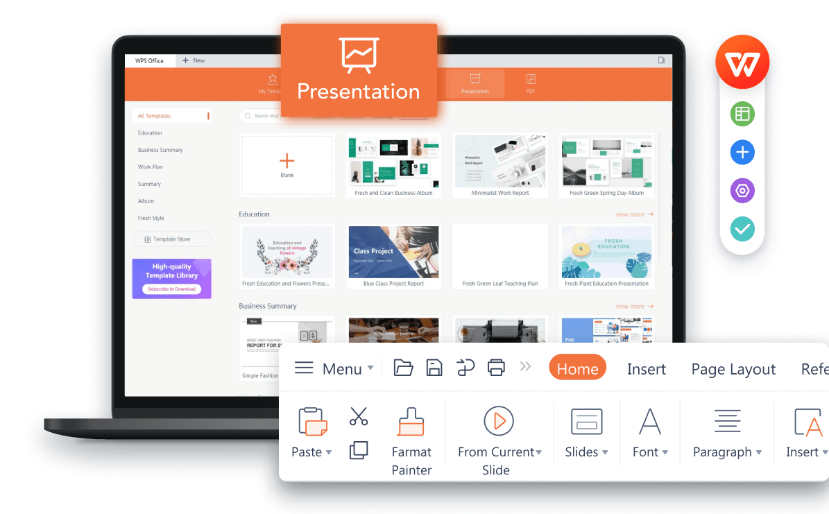 Как бесплатно создать презентацию PowerPoint в WPS Office