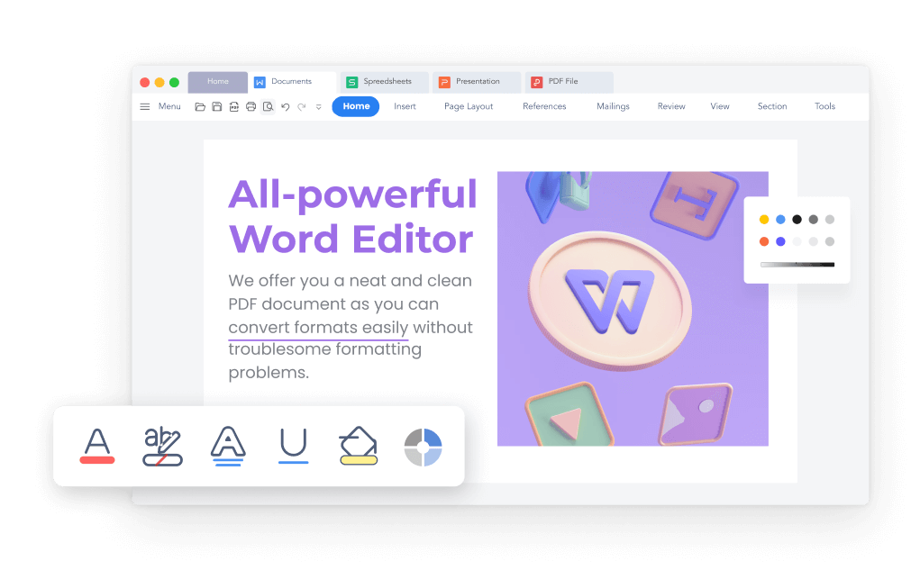 WPS Office is a free alternative to Microsoft Word.