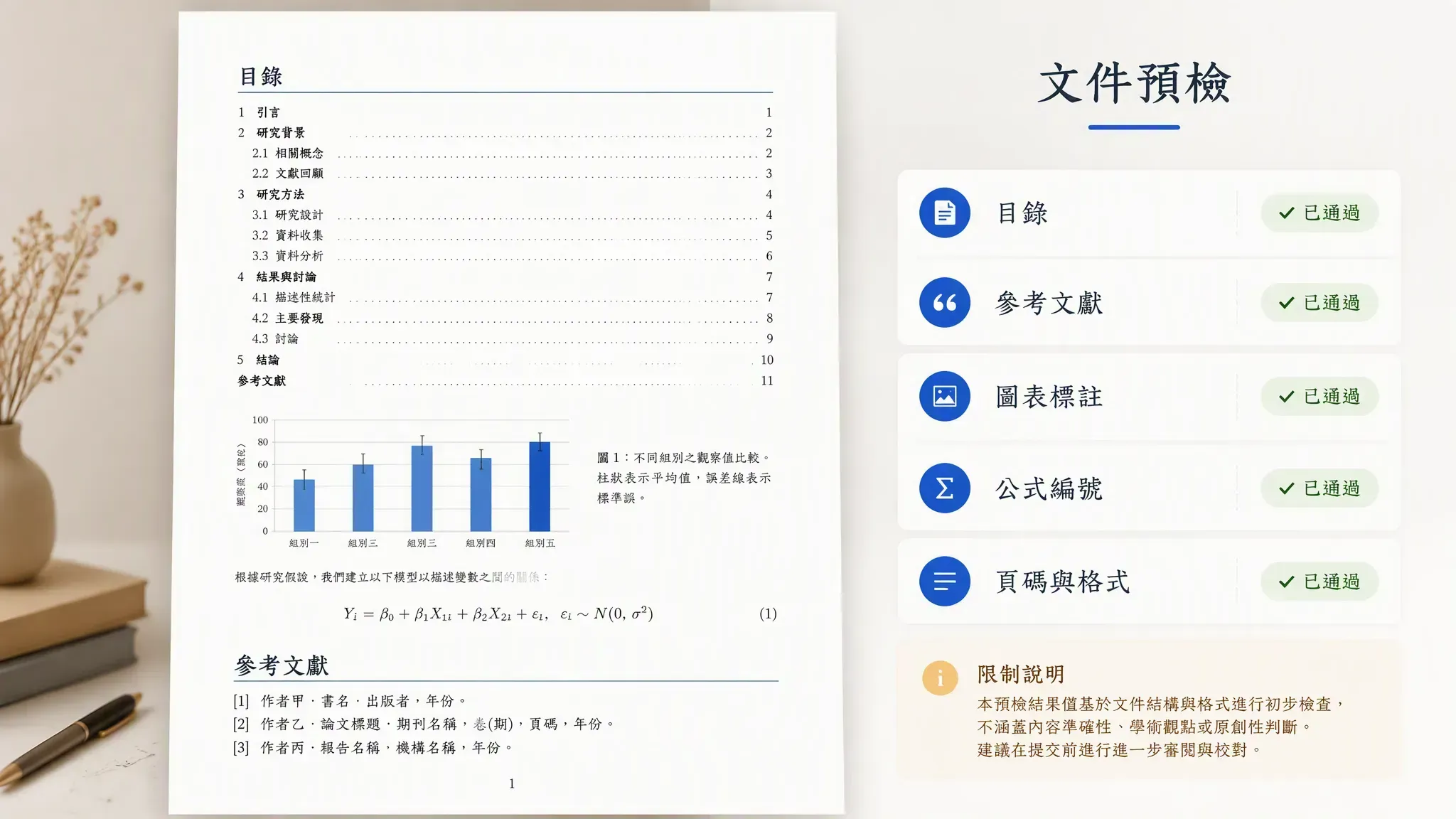 MuseWork 論文寫作助手檢查可提交的 Word 論文