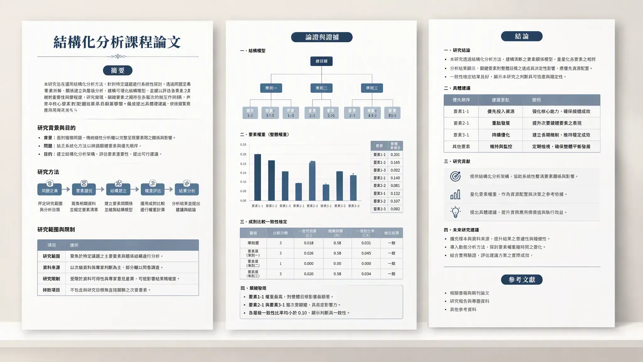 MuseWork 生成的課程論文，含結構化論證與參考文獻