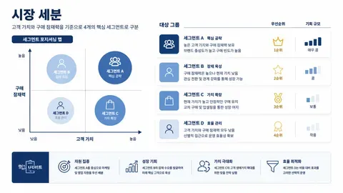 Market research segmentation page