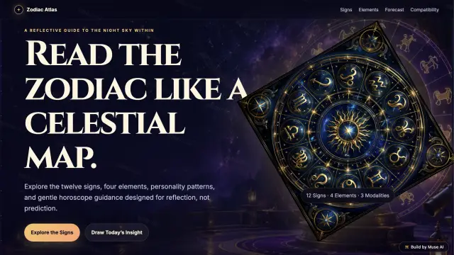 Celestial Horoscope Website