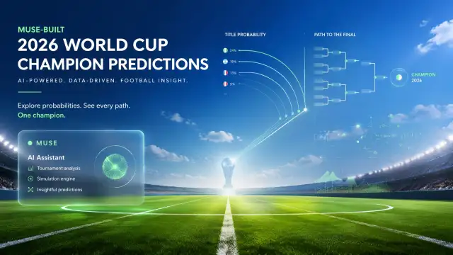 AI-Powered World Cup Prediction Graphic