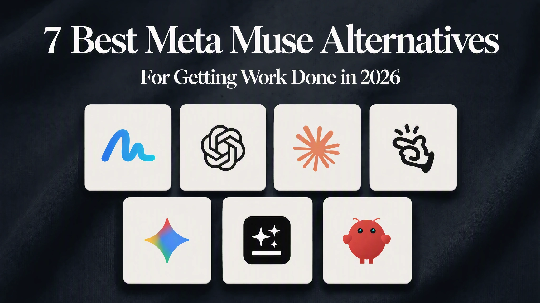 غلاف تحريري من MuseWork حول Meta Muse وأدوات الذكاء الاصطناعي للعمل.