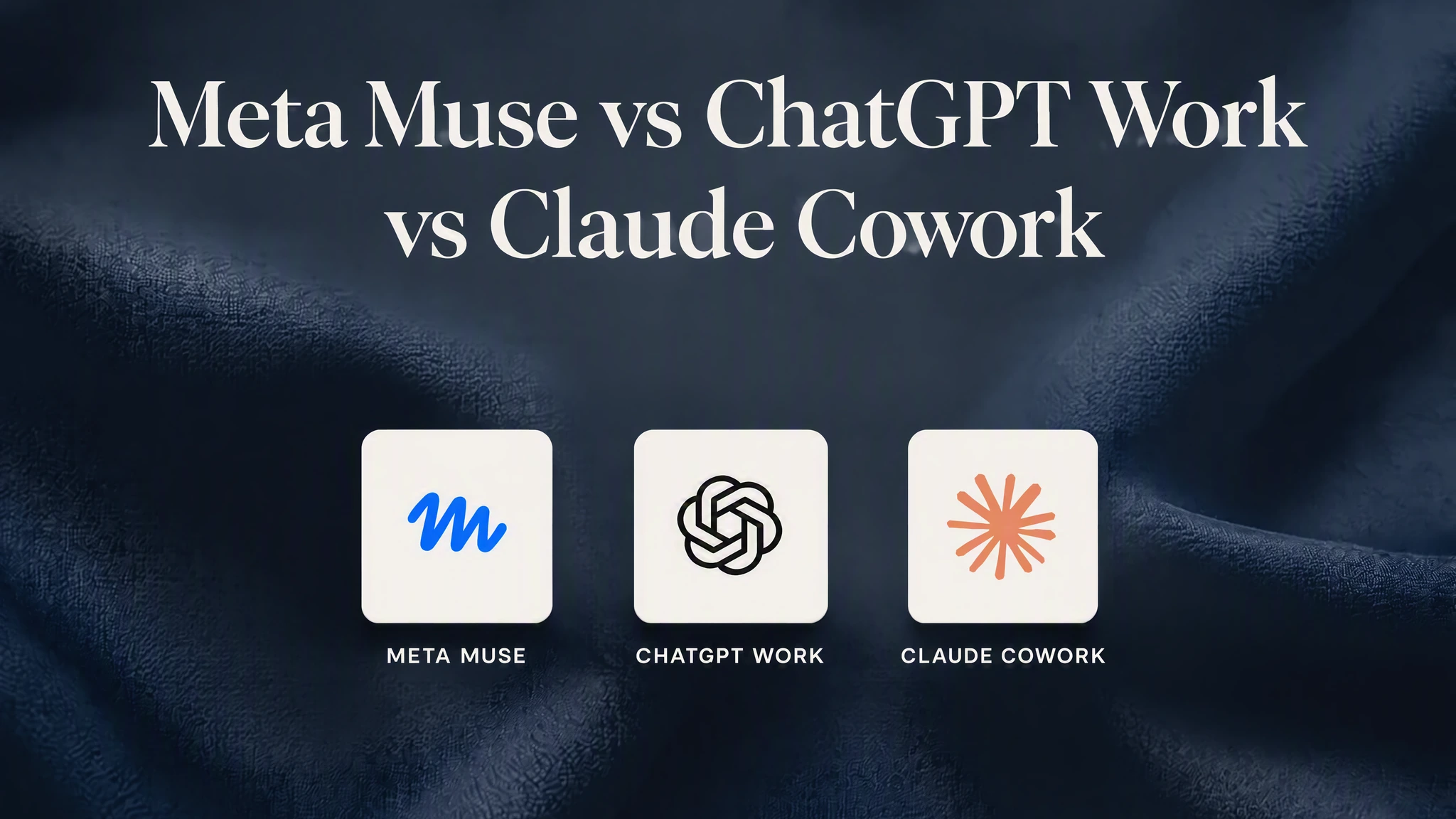 MuseWork 编辑封面,介绍 Meta Muse 与工作型 AI 工具。