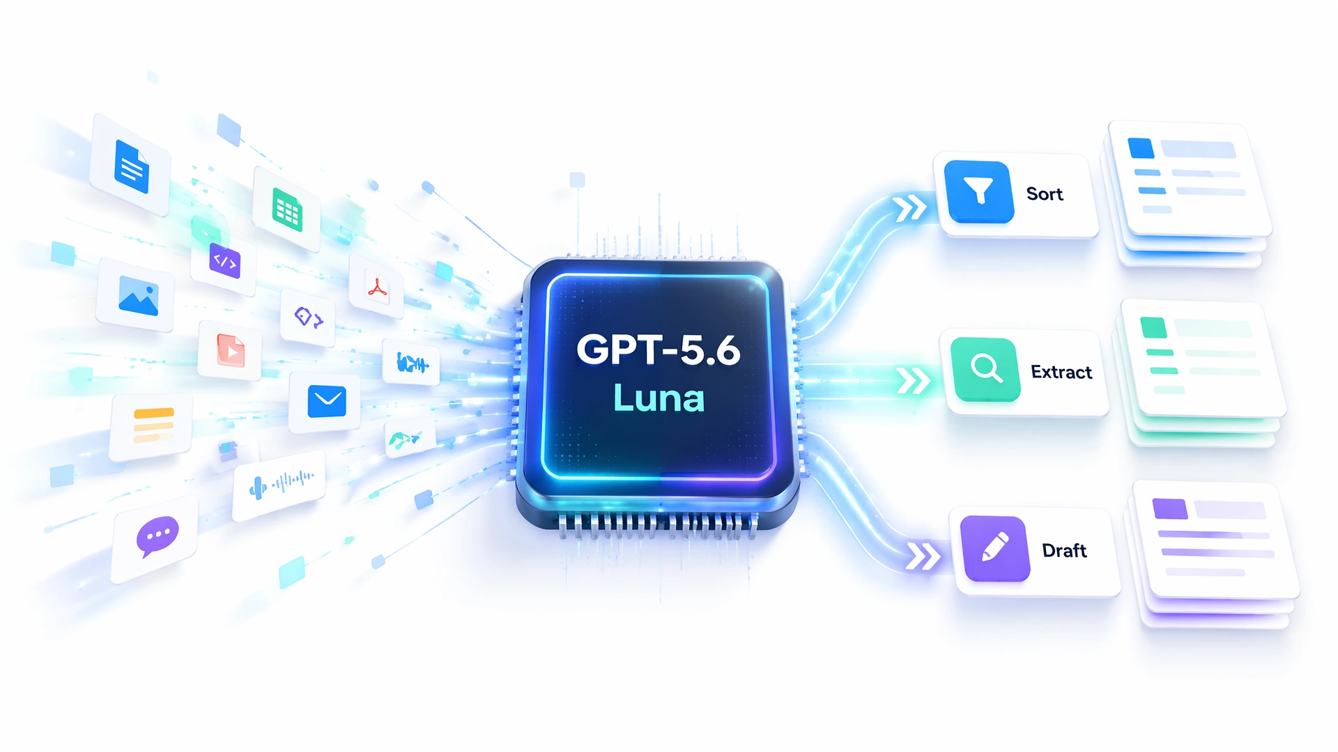 GPT-5.6 Luna powering fast workflow tasks in Muse.