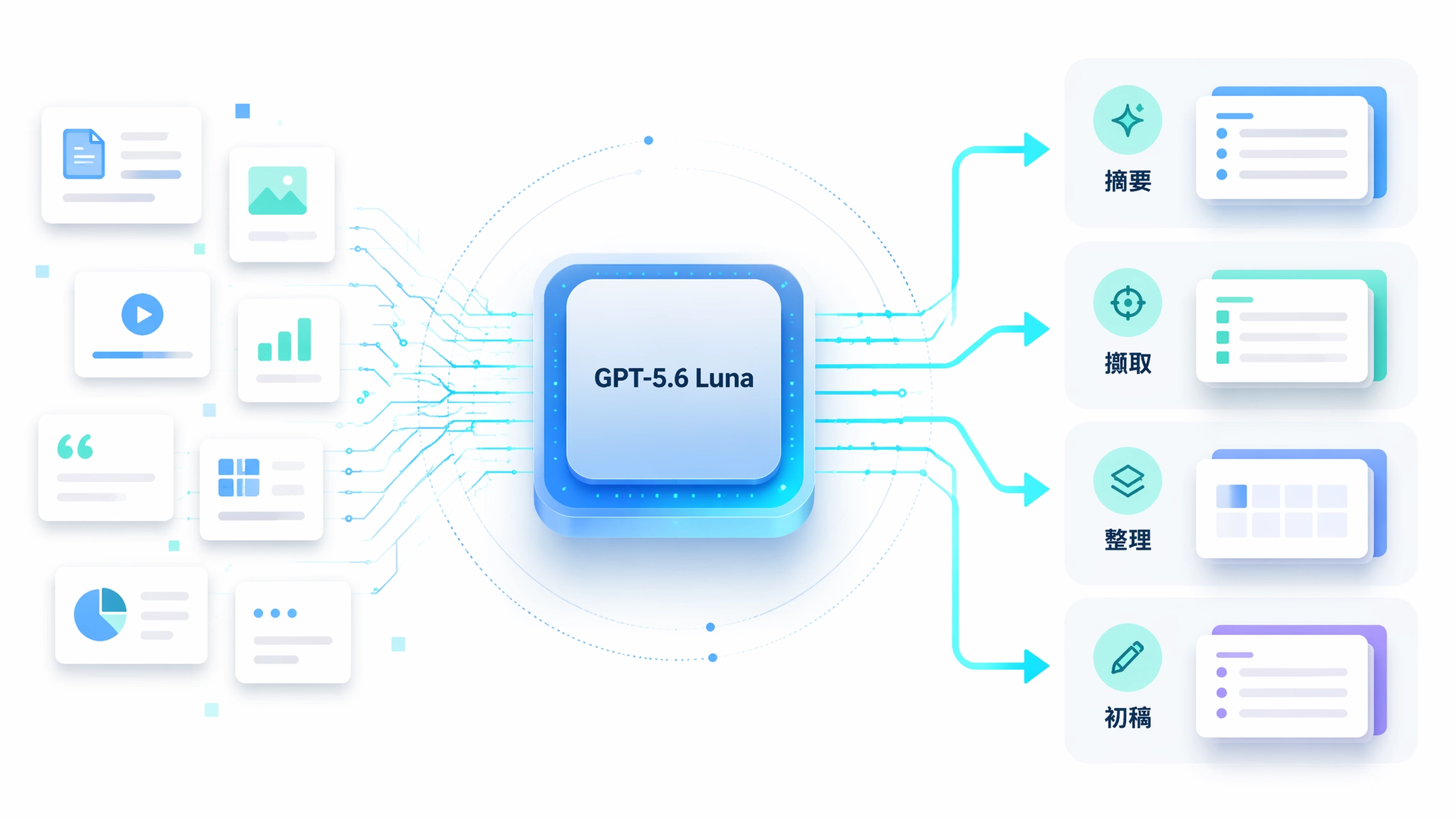 GPT-5.6 Luna powering fast workflow tasks in Muse.