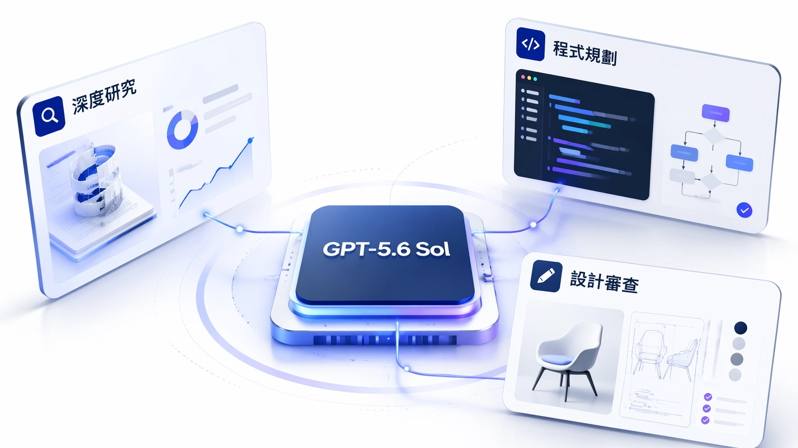 GPT-5.6 Sol supporting complex knowledge work in Muse.