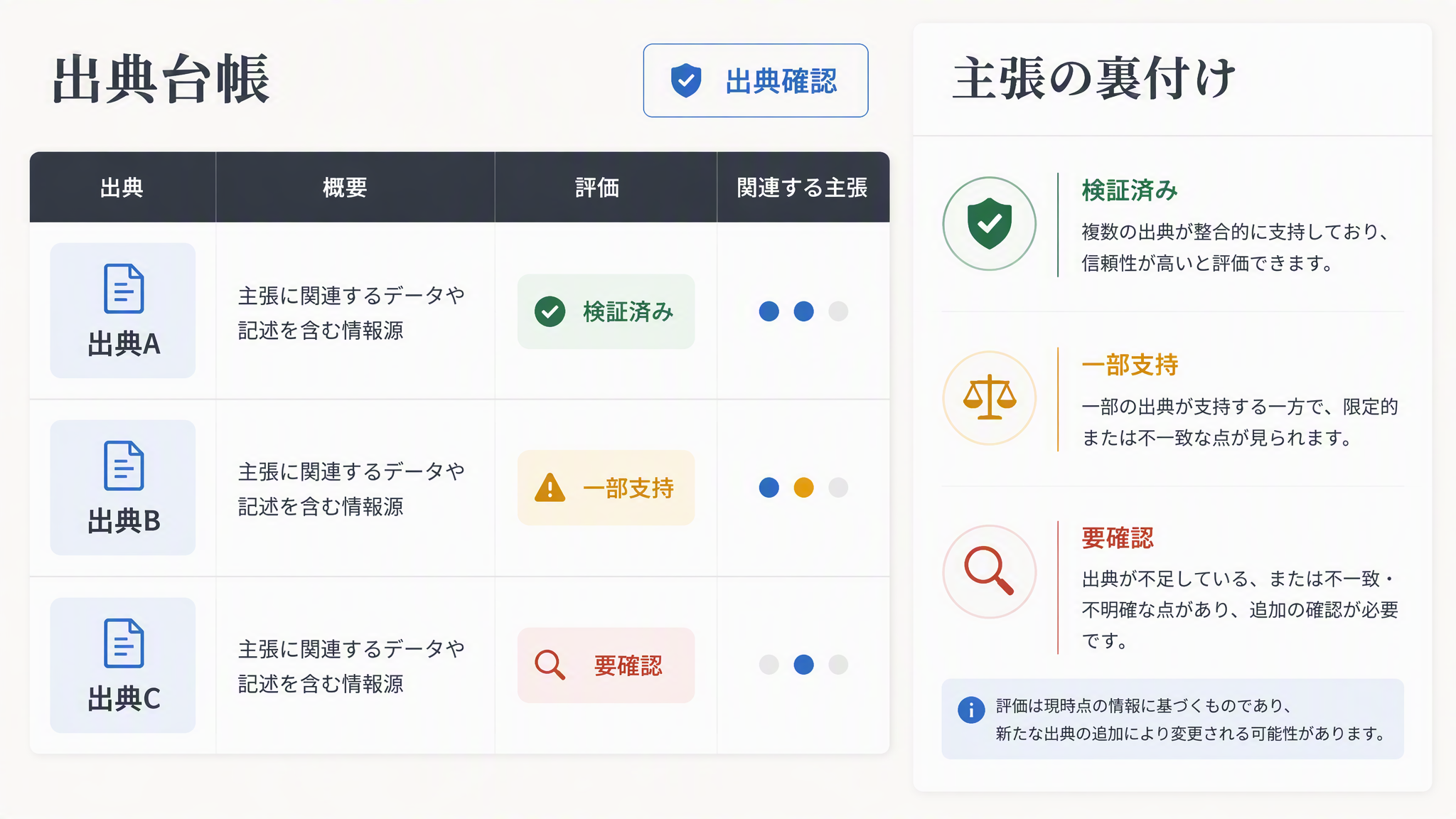 Muse AI 論文ライターが出典の同一性と主張の裏付けを検証
