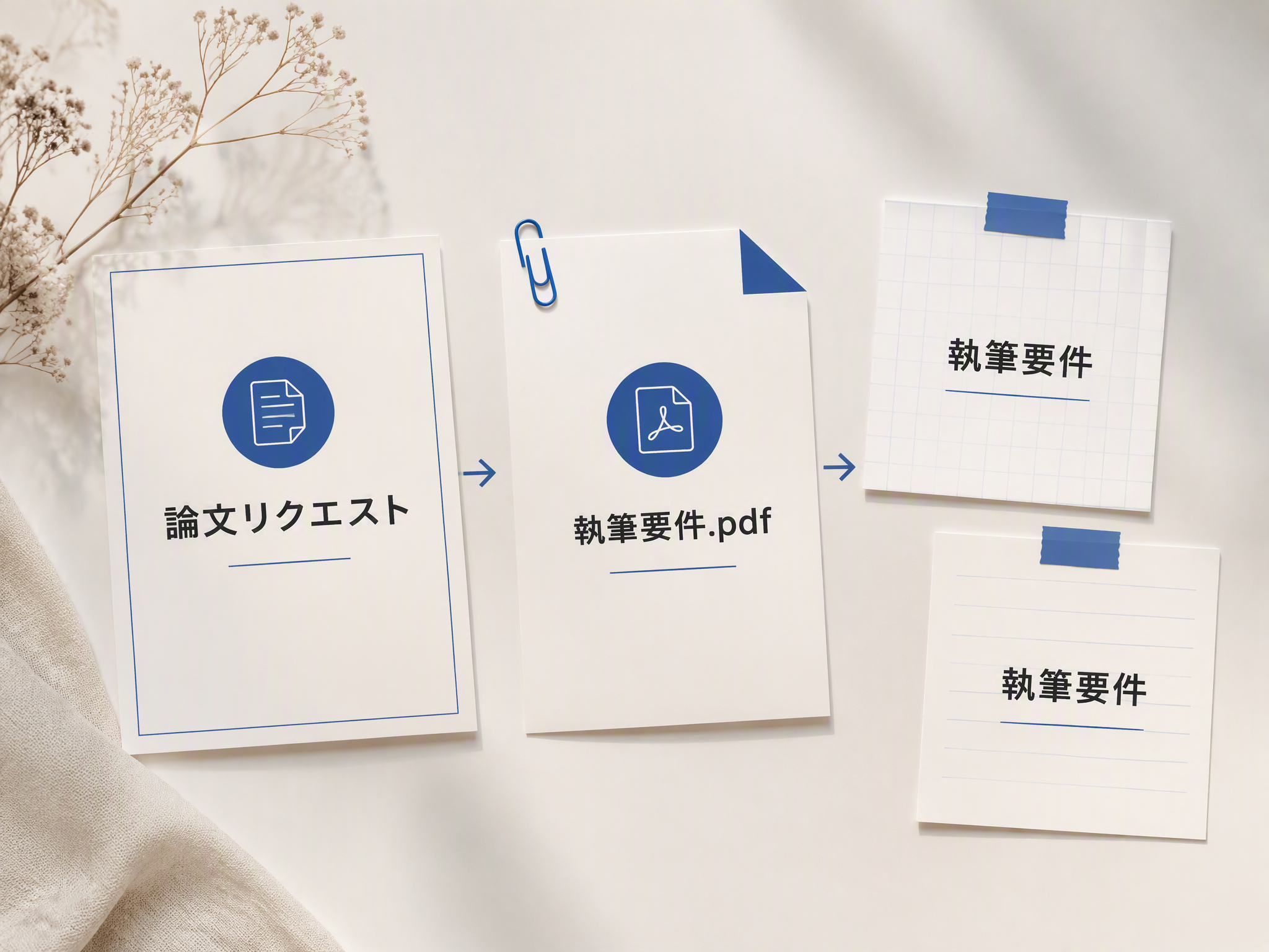 学生が Muse AI エッセイライターに論文リクエストを入力