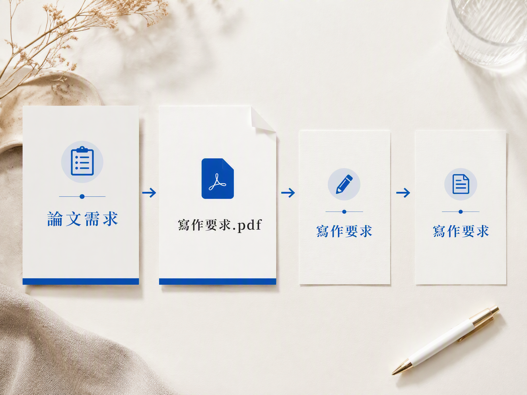 學生在 Muse AI 論文寫作助手中輸入論文需求