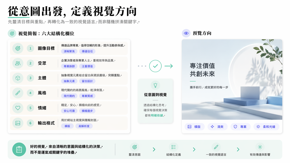 Muse AI 圖像生成器識別圖像用途、主體、風格和氛圍