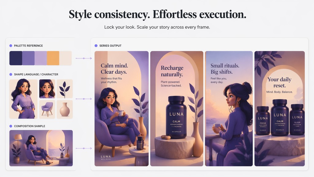 Muse image creator using reference images to keep visual style consistent