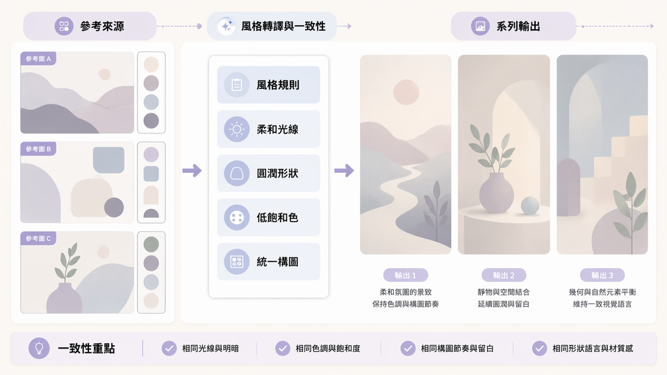 Muse 圖像創建器使用參考圖保持視覺風格一致