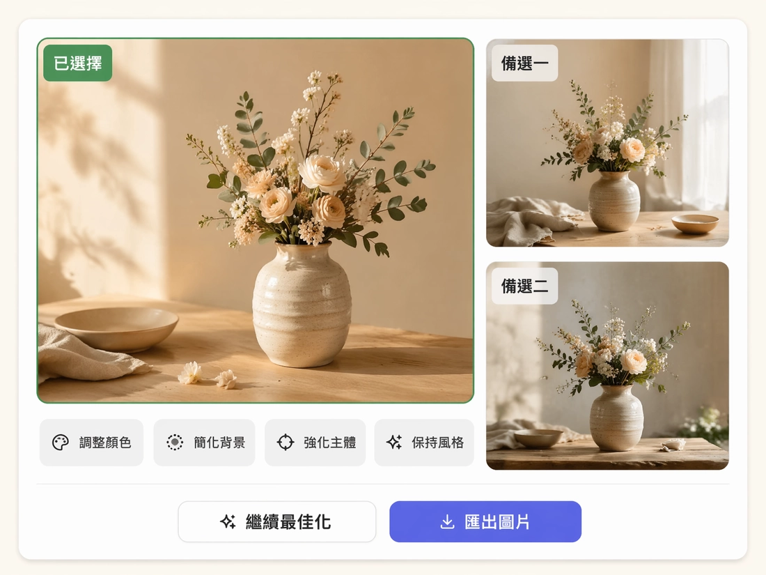 Muse AI 圖像生成器最終下載前的審查和優化流程