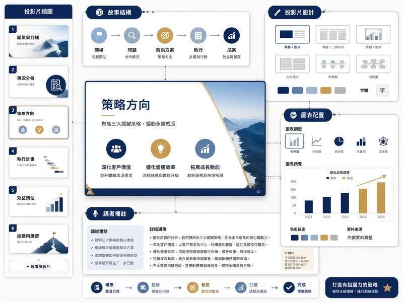 Muse 正在生成 AI 演示文稿