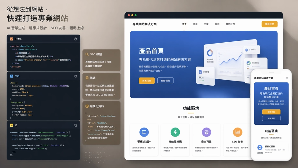 Muse 生成可用於生產環境的網站代碼