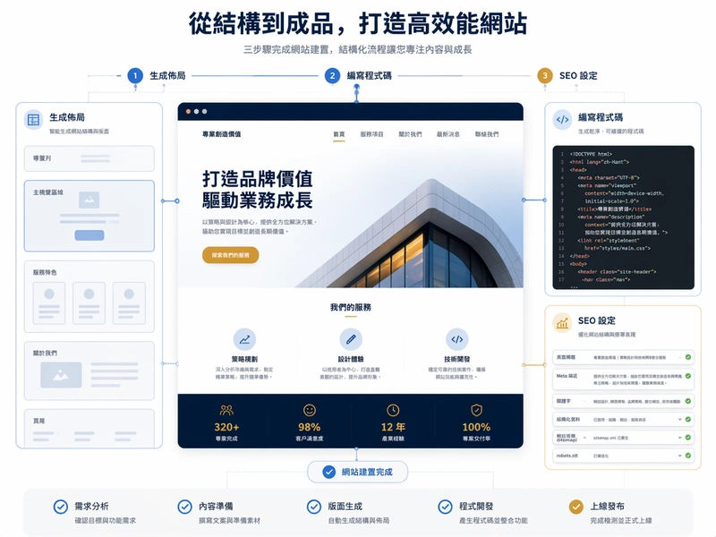 Muse 正在生成網站設計與代碼