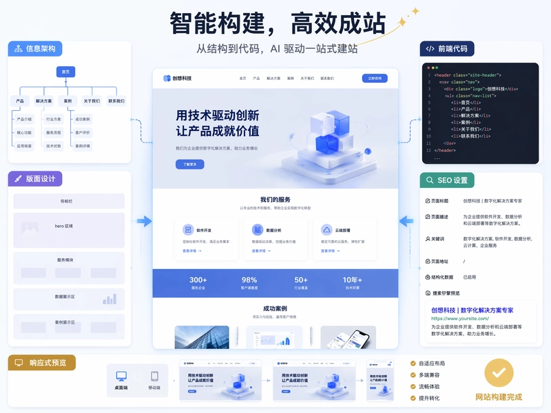 Muse 正在生成网站设计与代码