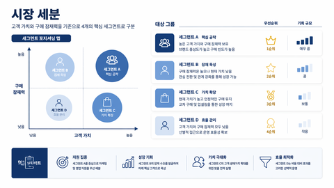 Market research segmentation page