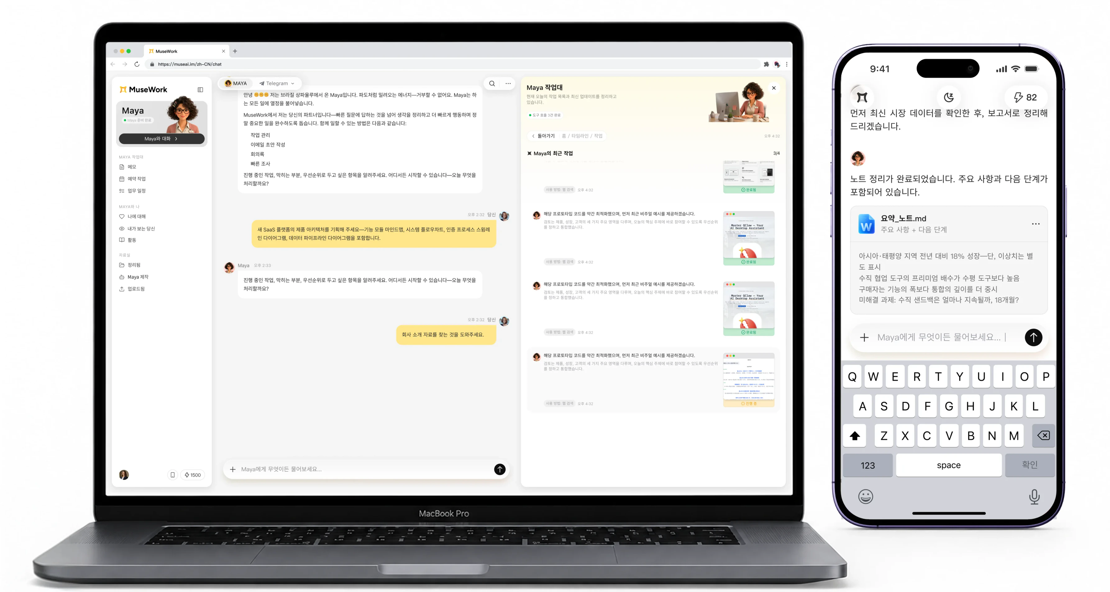 MuseWork product showcase